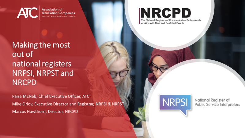 NRPSI, NRPST & NRCPD National registers at your service