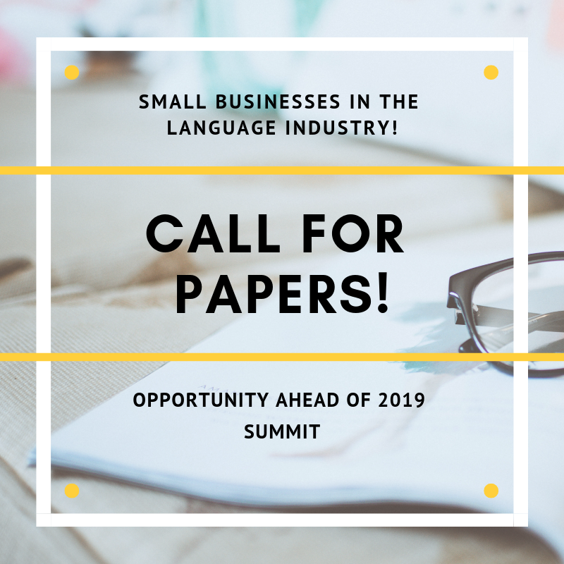 Call for papers for Summit 2019
