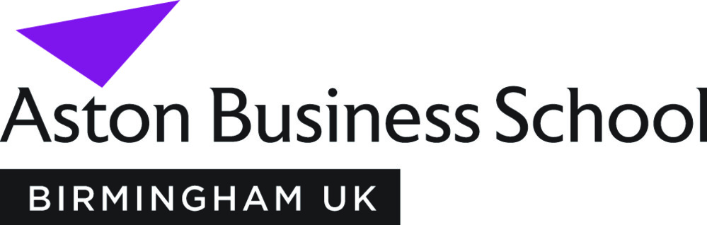 Aston Business School Birmingham Logo Purple CMYK