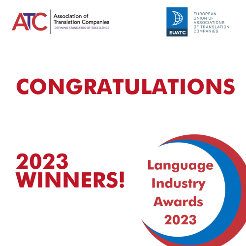 Winners of the Language Industry Awards 2023